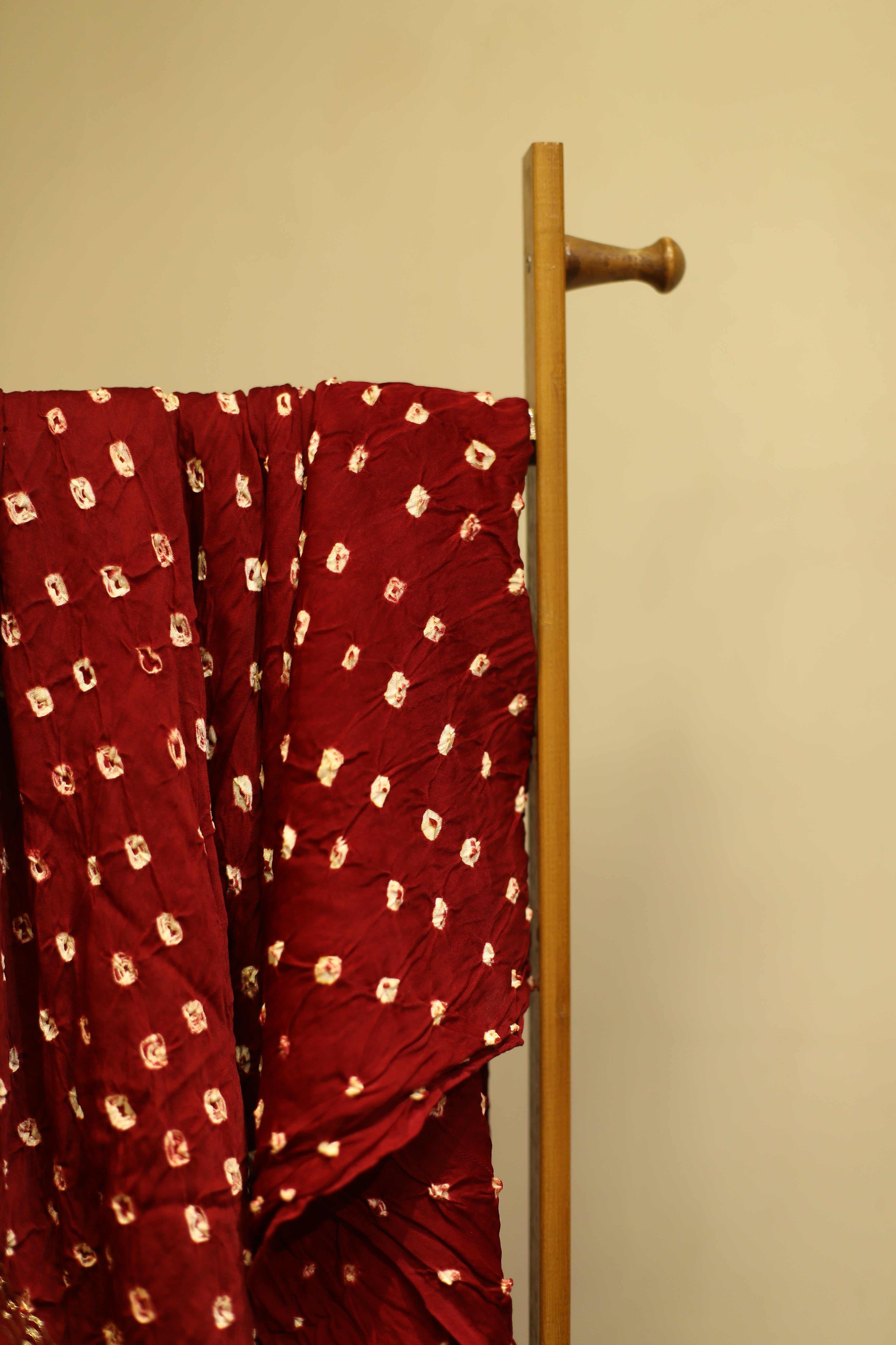 Pure Modal Maroon Lagdi Patta Dupatta