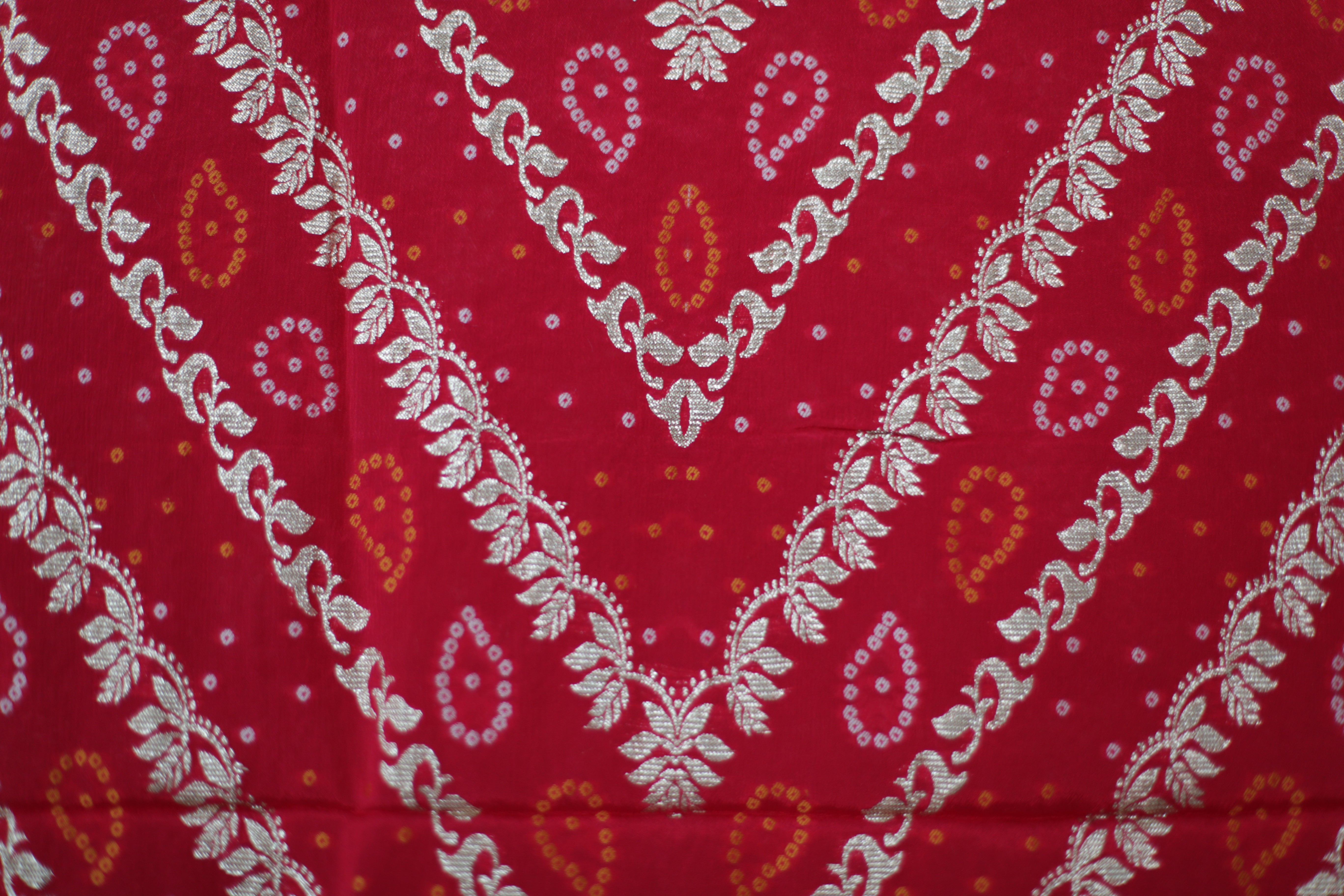 Pure Chinon Banarasi Dupatta - Cherry Rani