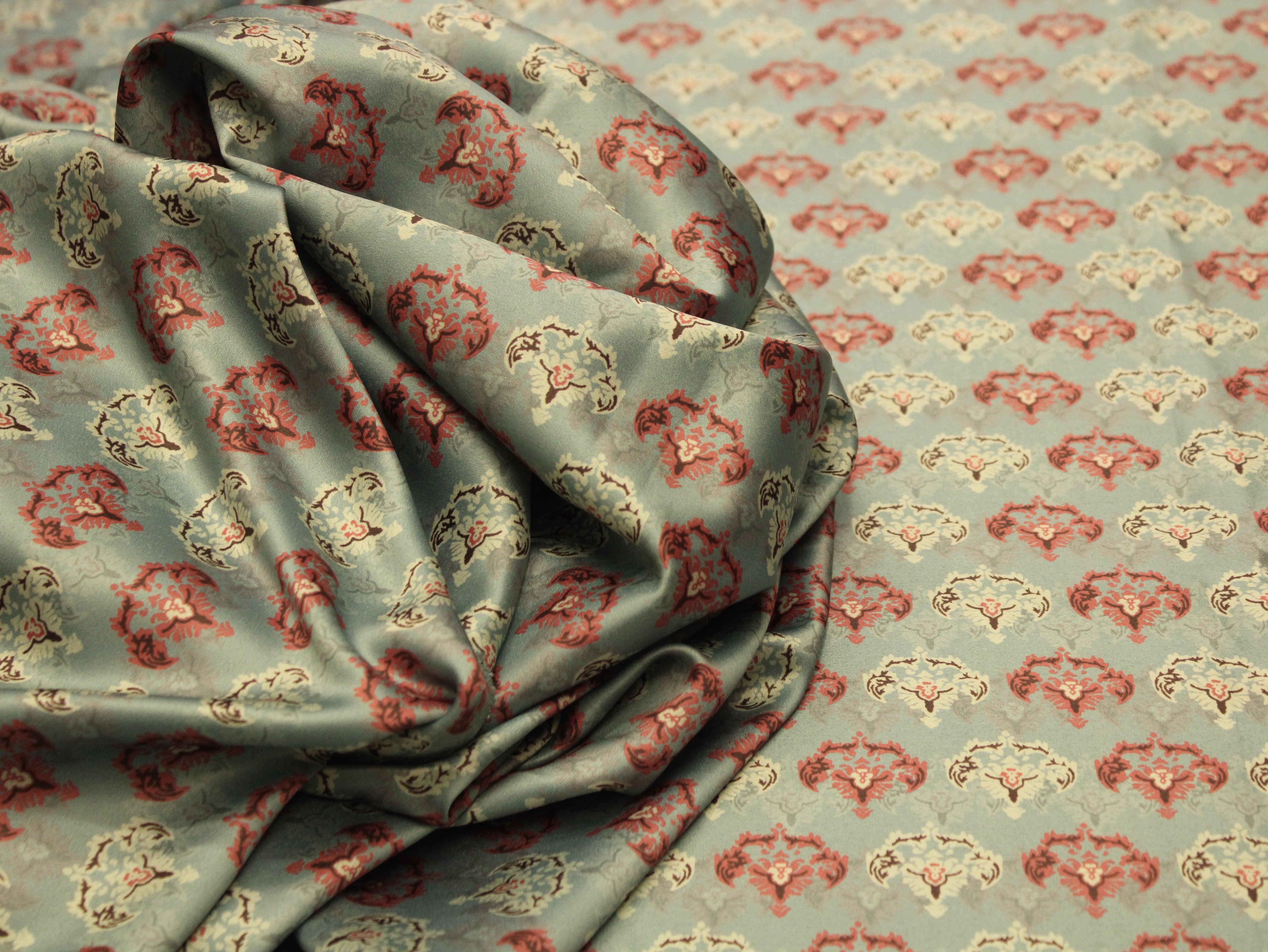 Digital Print crepe Silk Fabric - M'Foks