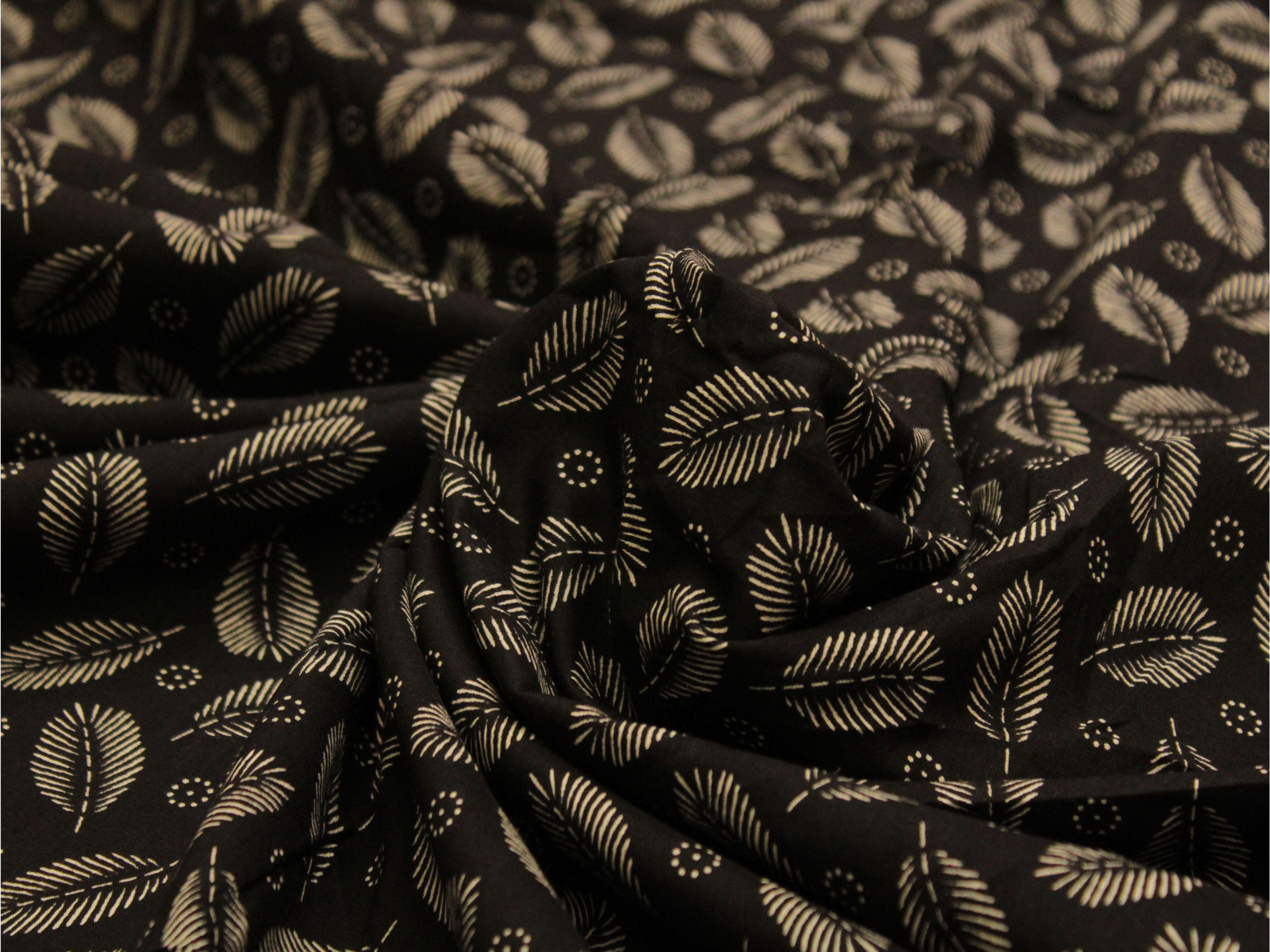 Euphoric - Cotton Block Printed Fabric by M'Foks - M'Foks