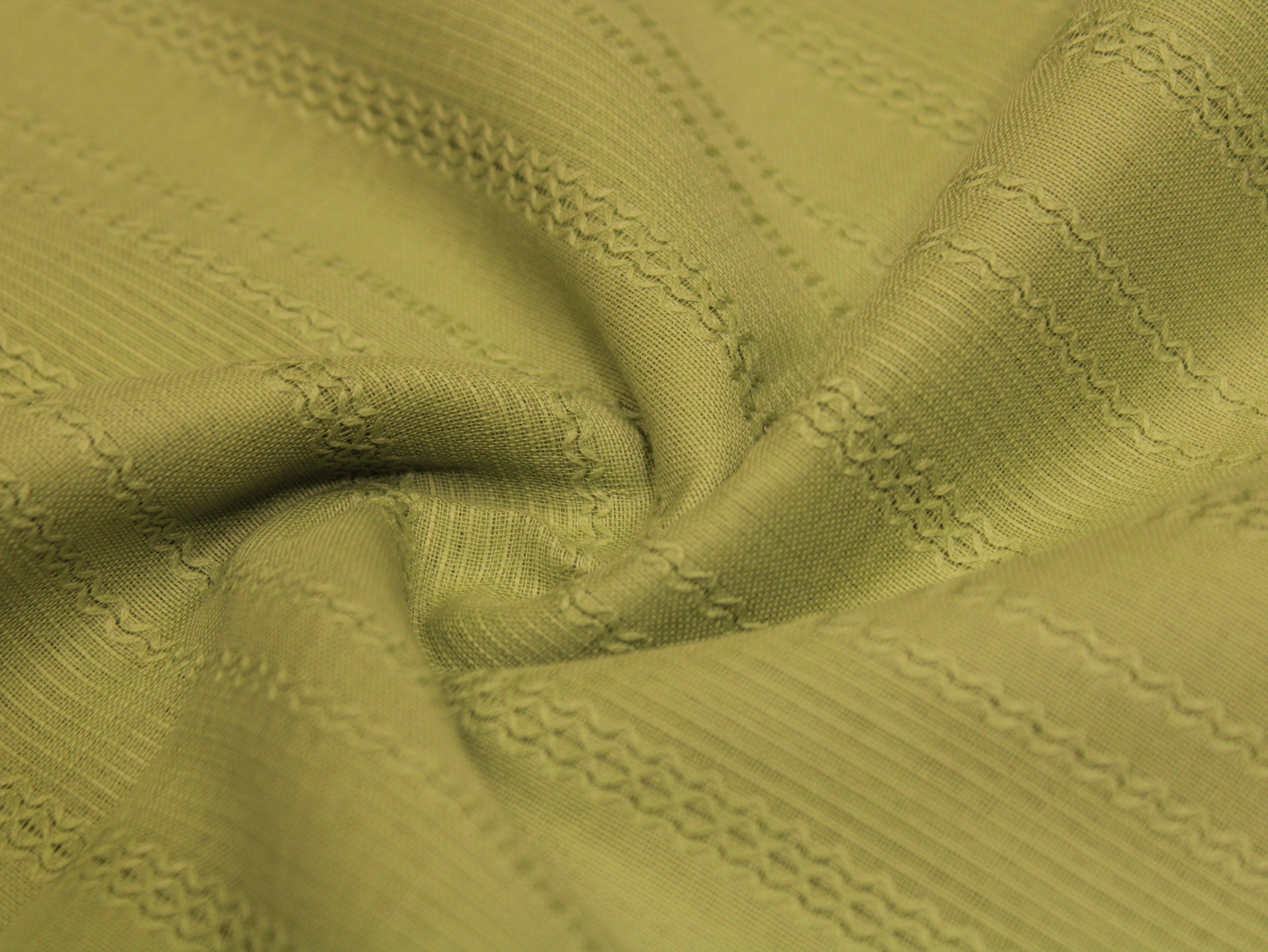 Knitted Woven Cotton Fabric - Pista - M'Foks