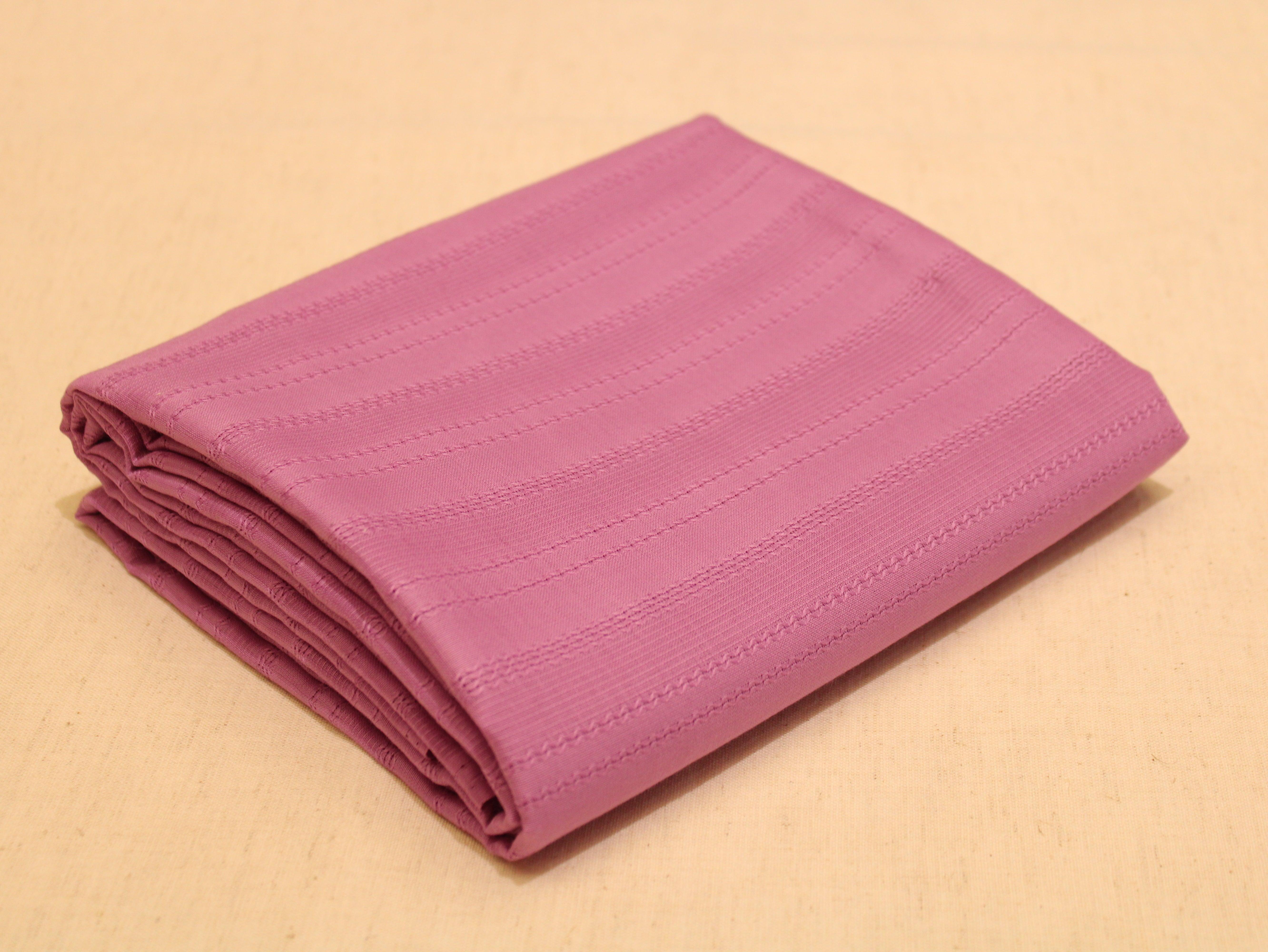 Knitted Woven Cotton Fabric - Purplish Pink - M'Foks