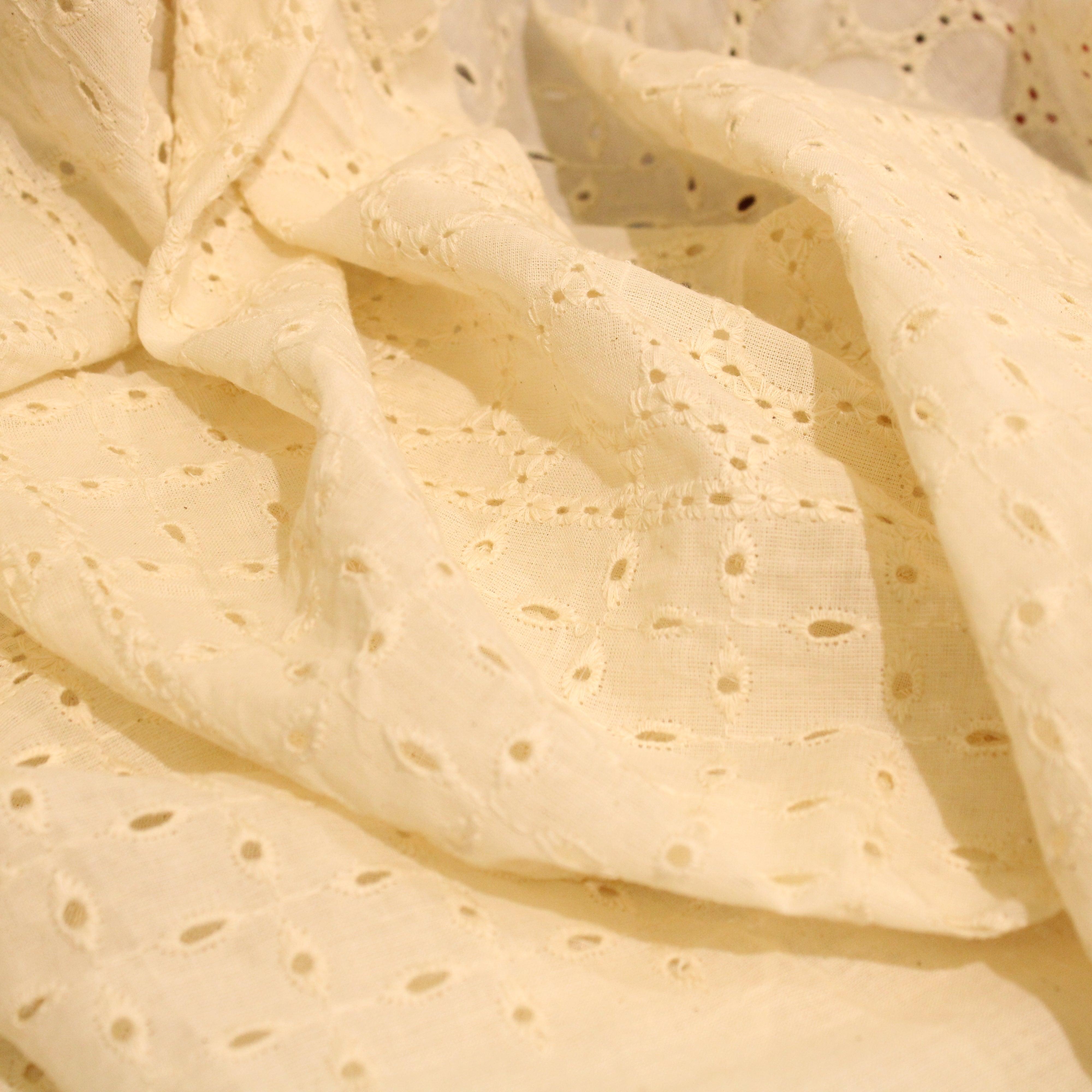 Natural Cotton Hakoba Woven Dyeable Fabric - M'Foks