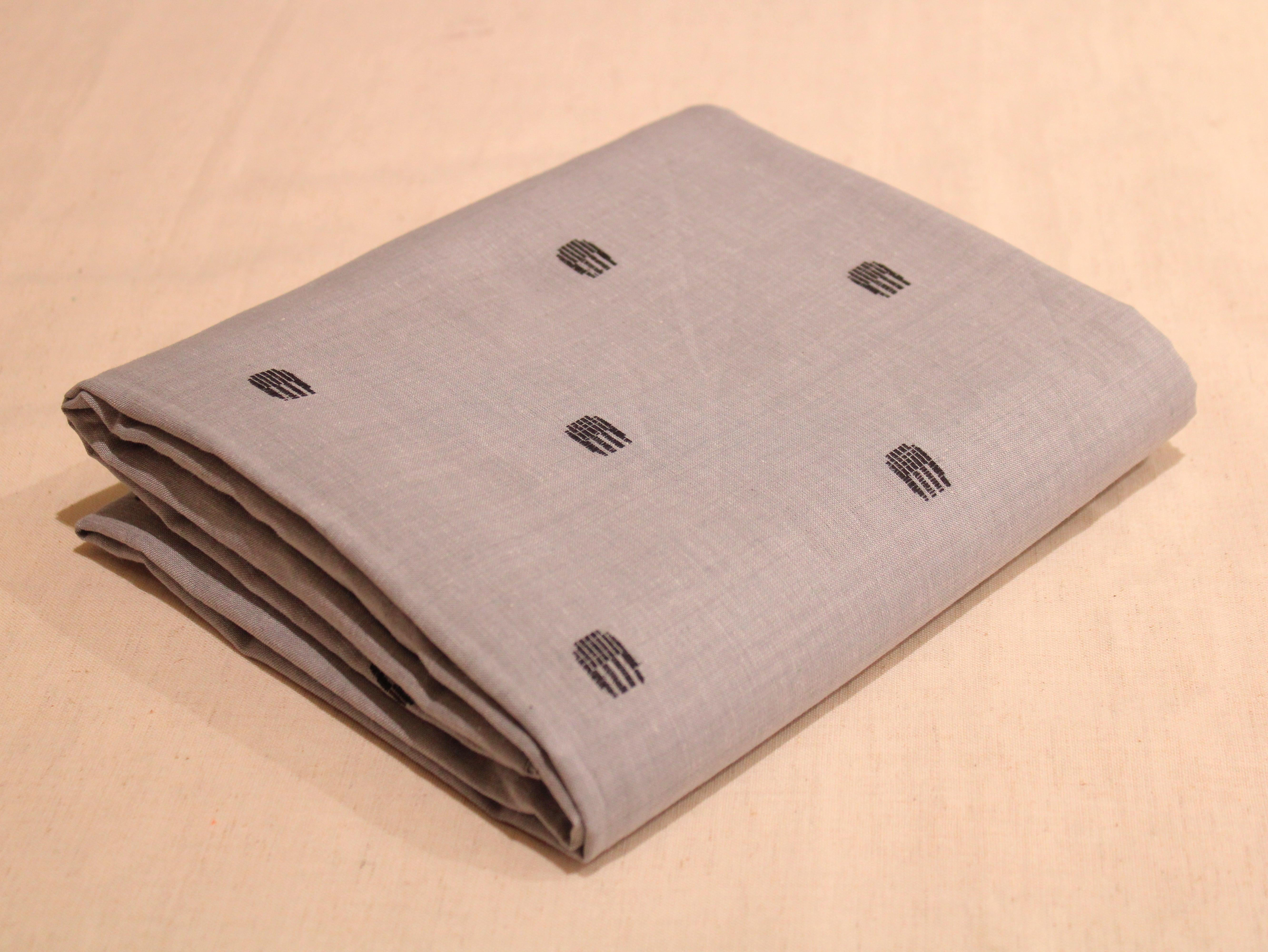 Natural Cotton Woven Fabric - Grey - M'Foks