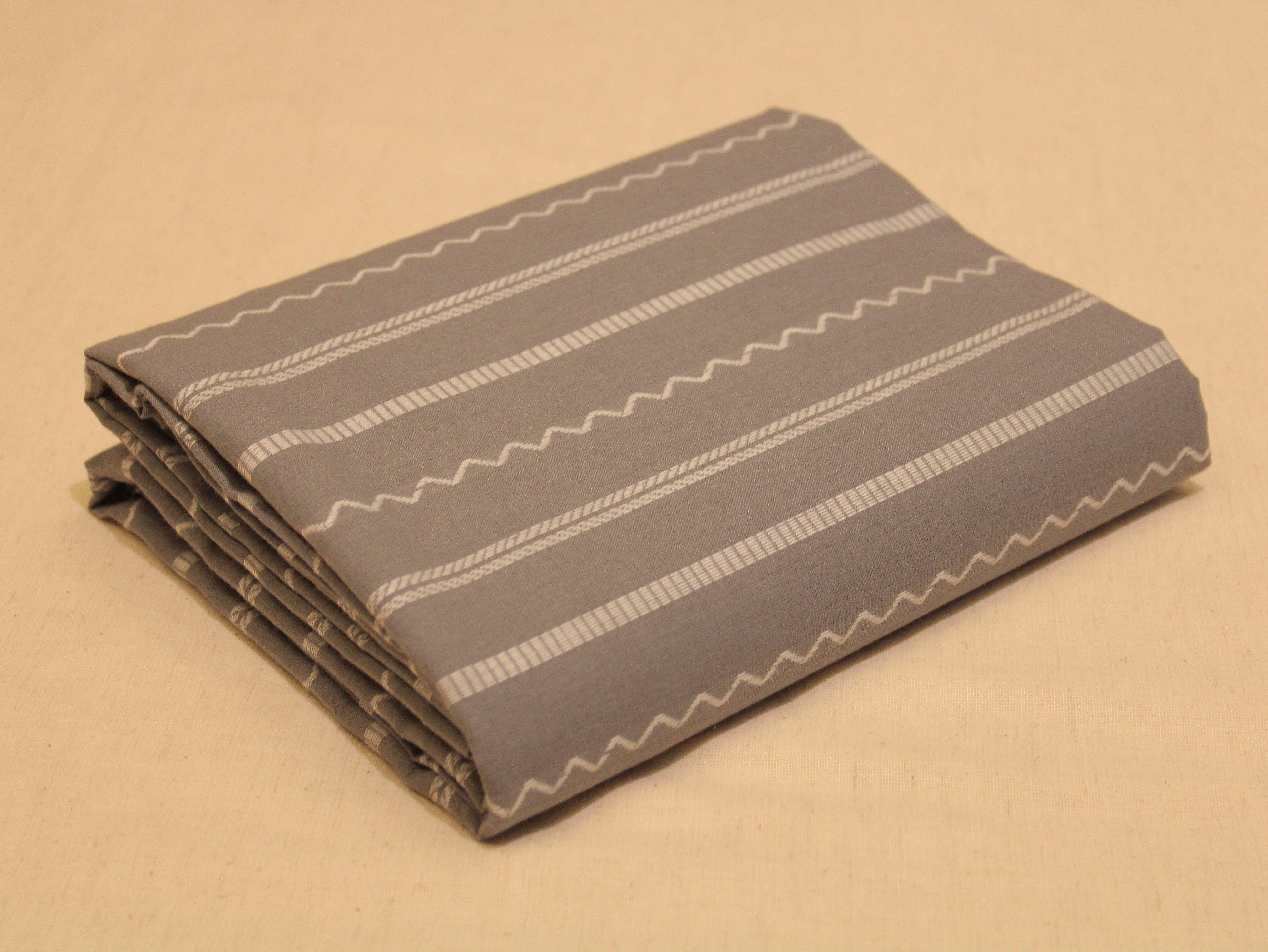 Natural Cotton Woven Fabric - Light Grey - M'Foks