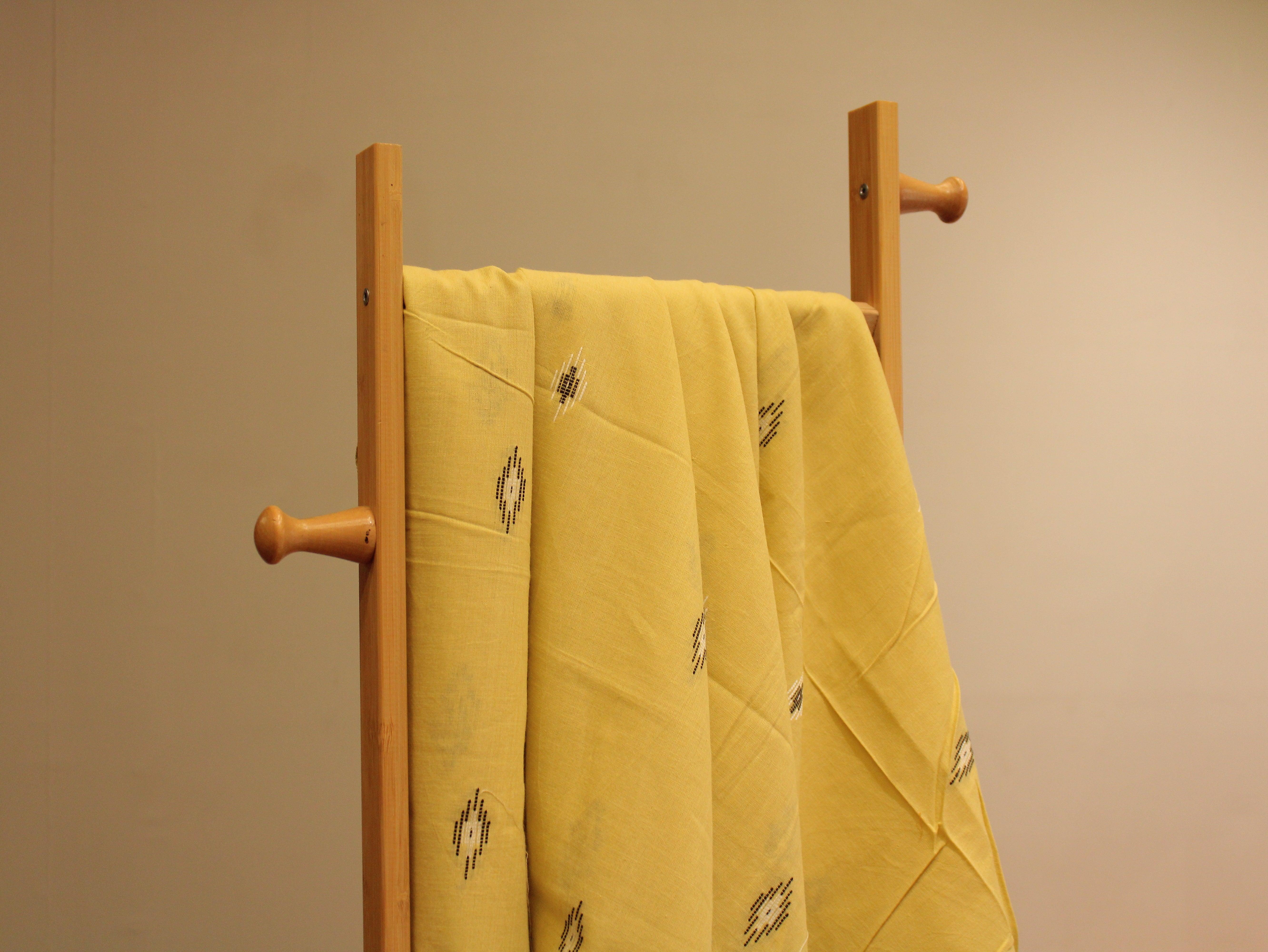 Natural Cotton Woven Fabric - Pastel Yellow - M'Foks