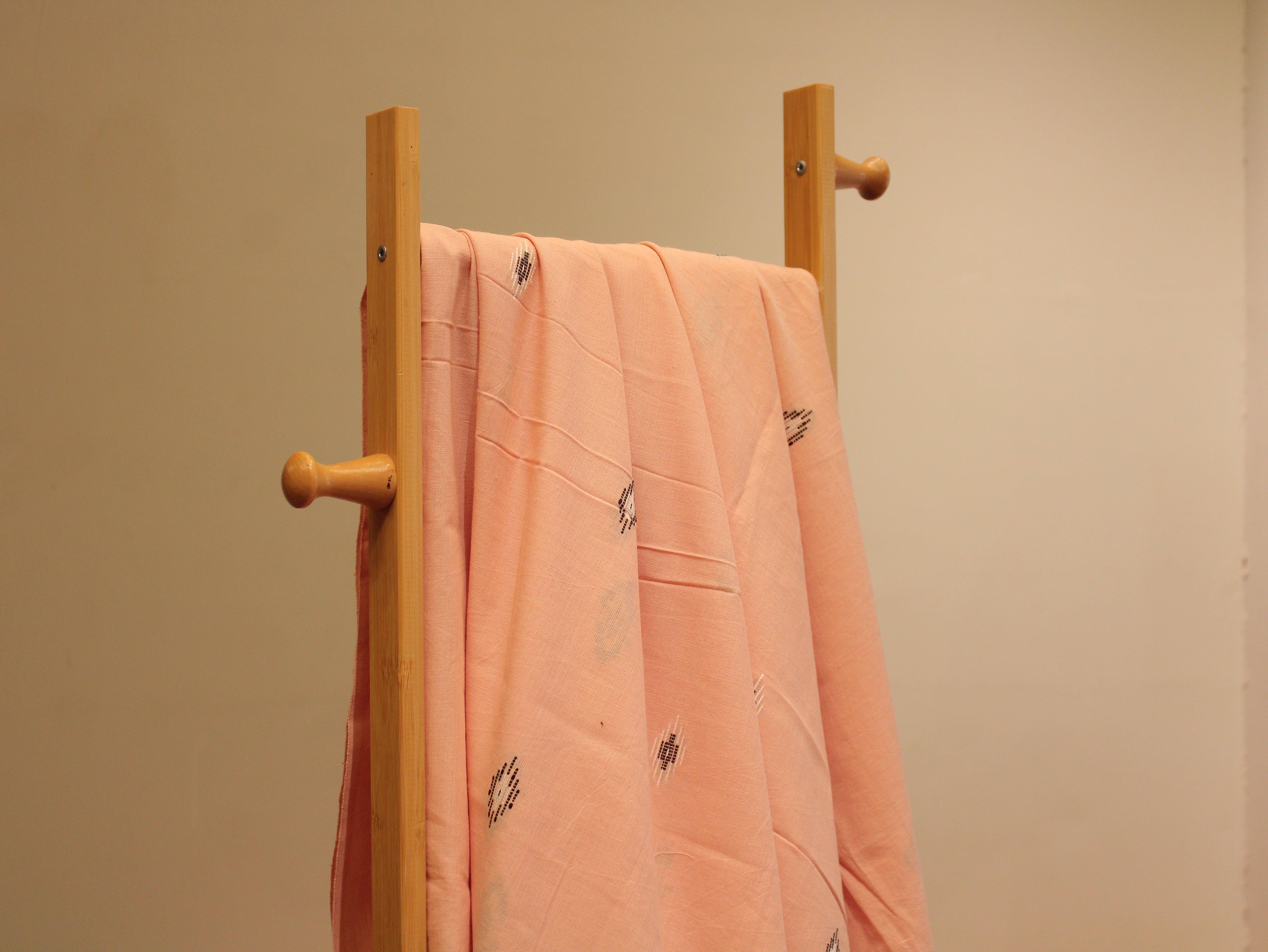 Natural Cotton Woven Fabric - Peach - M'Foks