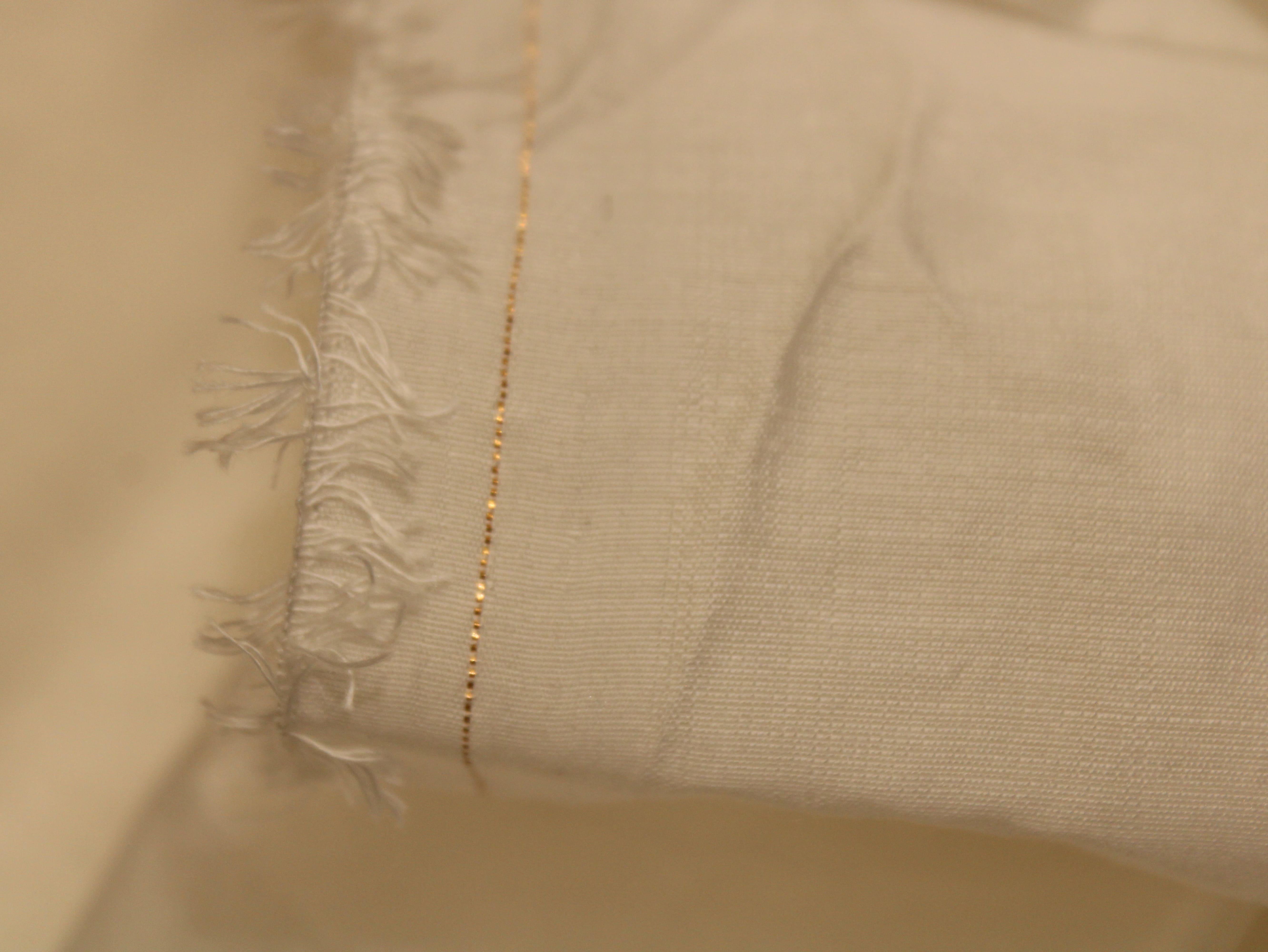 Plain White Dyeable Chanderi Silk Fabric - M'Foks