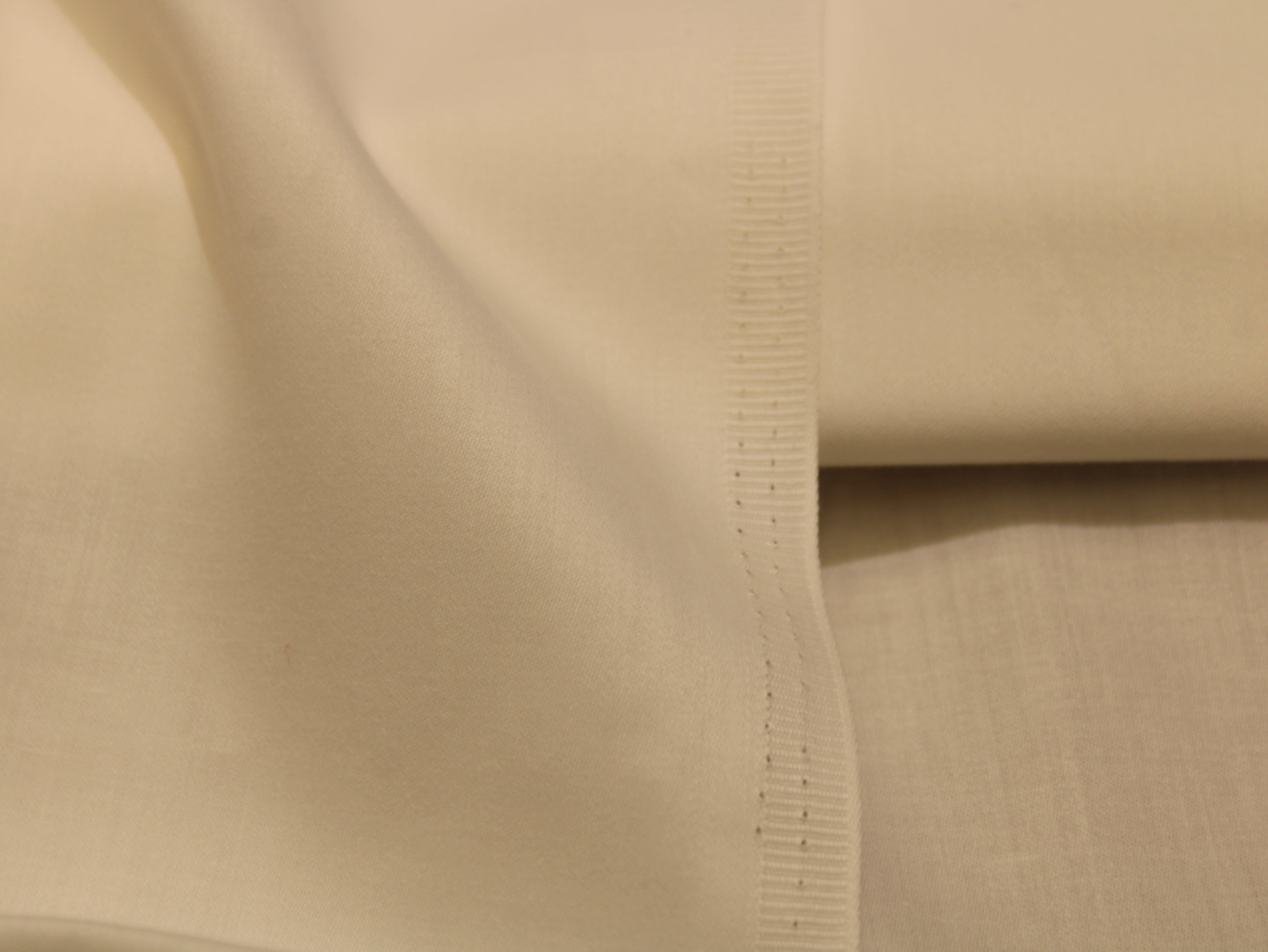 Plain White Dyeable Cotton Satin Fabric - M'Foks