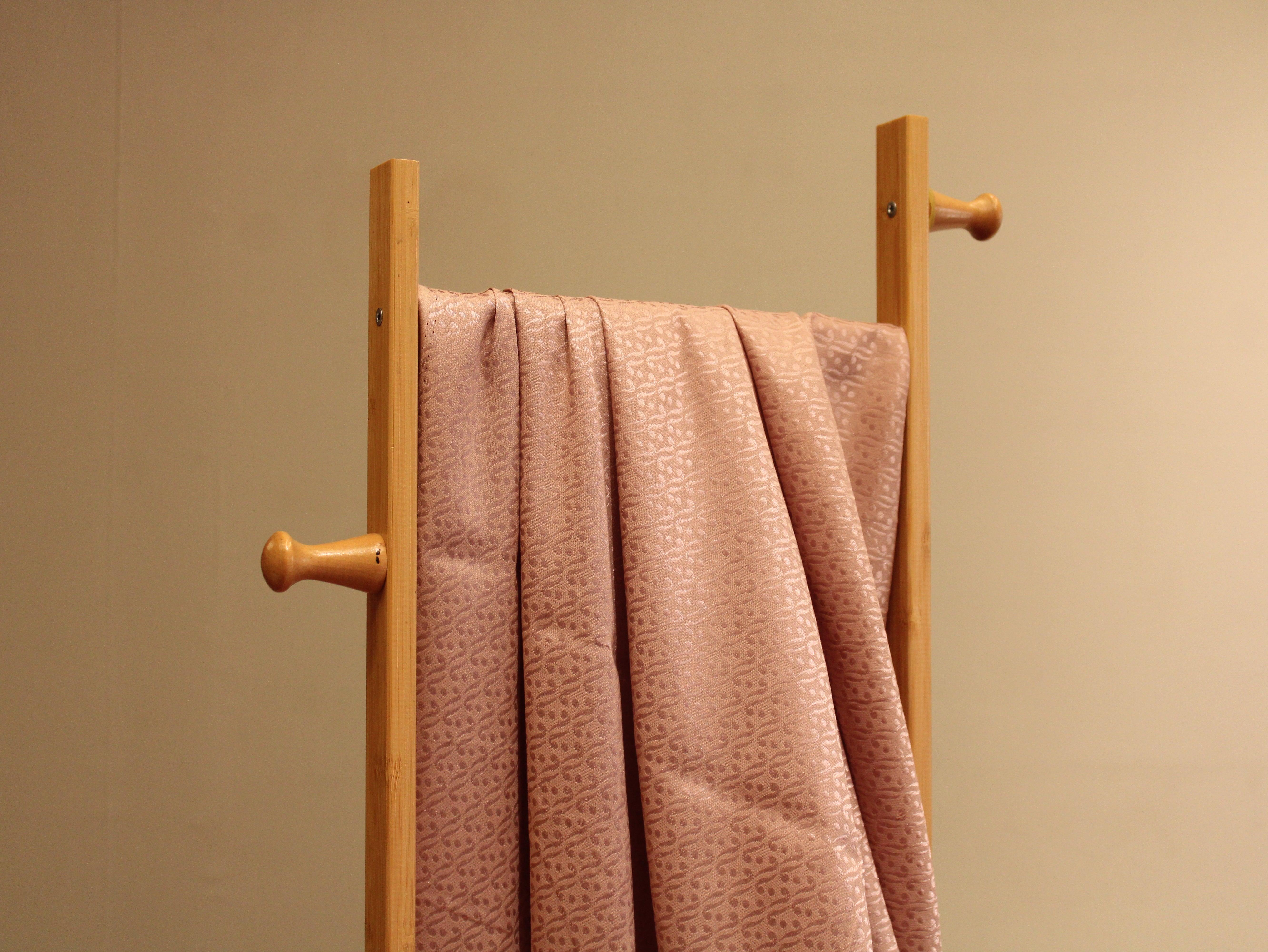 Self Woven Cotton Fabric - Dusty Peach - M'Foks