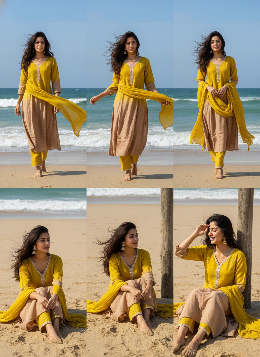 Pure Mal Chanderi A-Line Suit Set with Dupatta