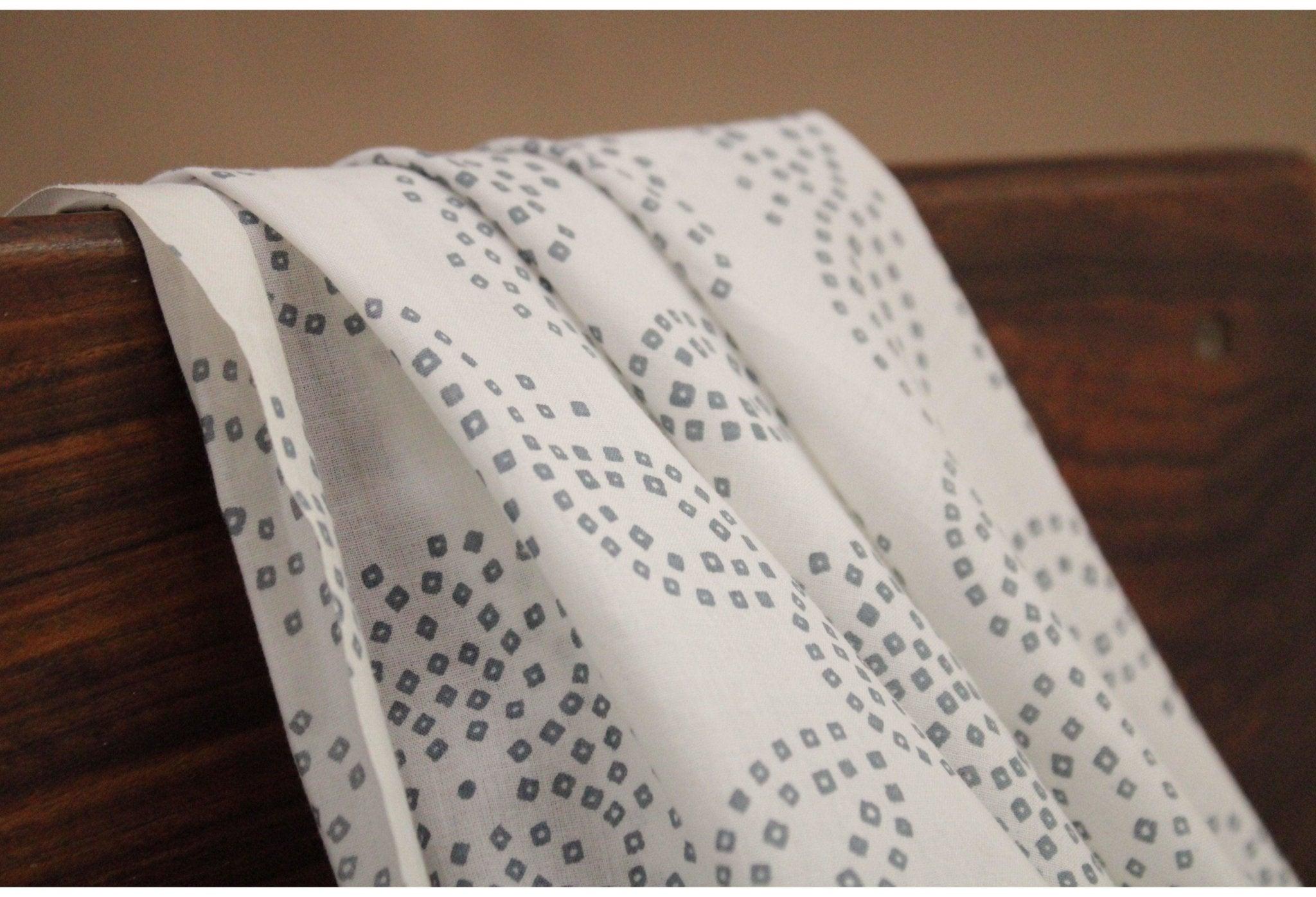 Cotton Screen Block Print Fabric - M'Foks