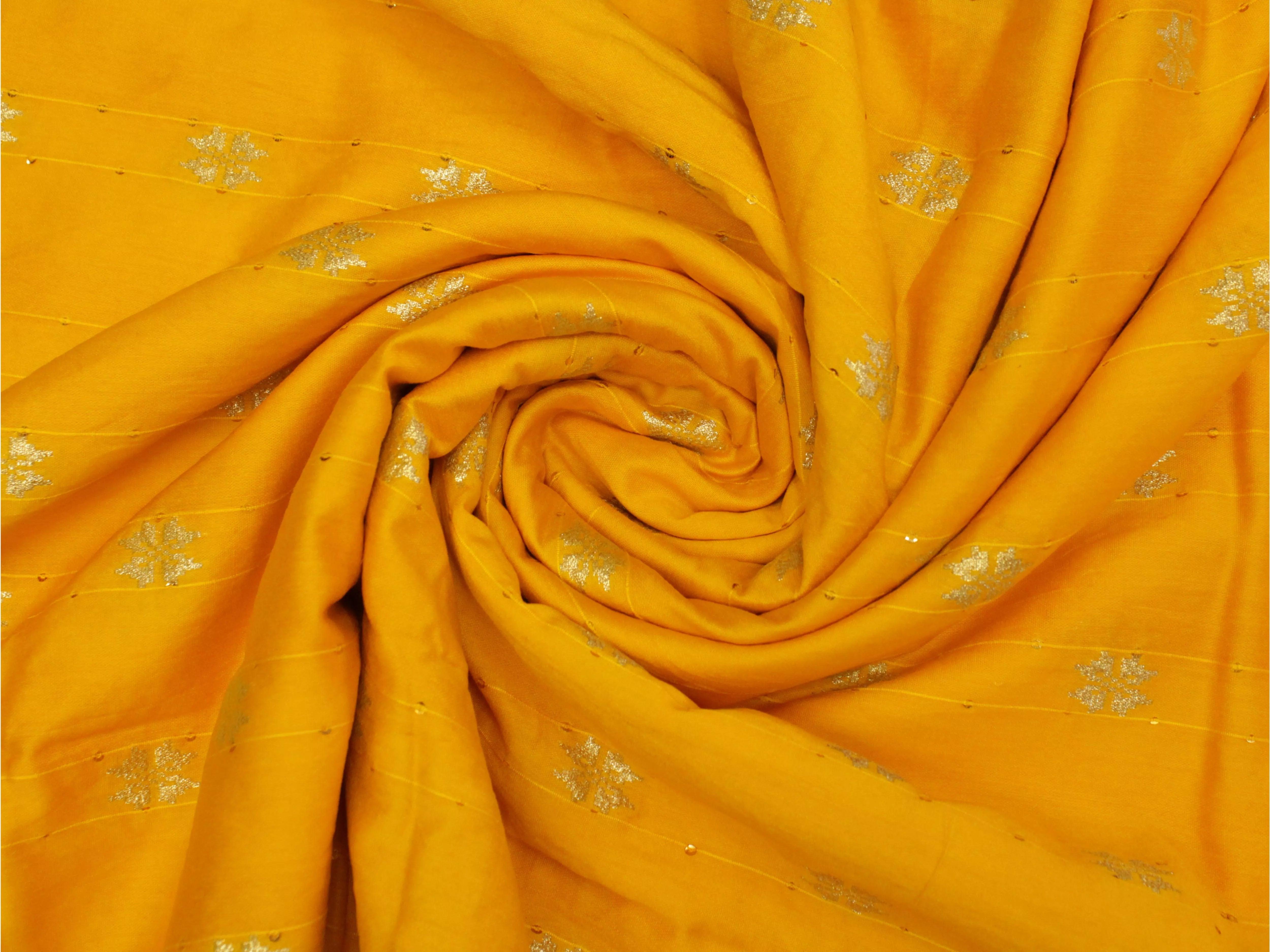 Glimmer Dola Silk by M'Foks - Yellow - M'Foks
