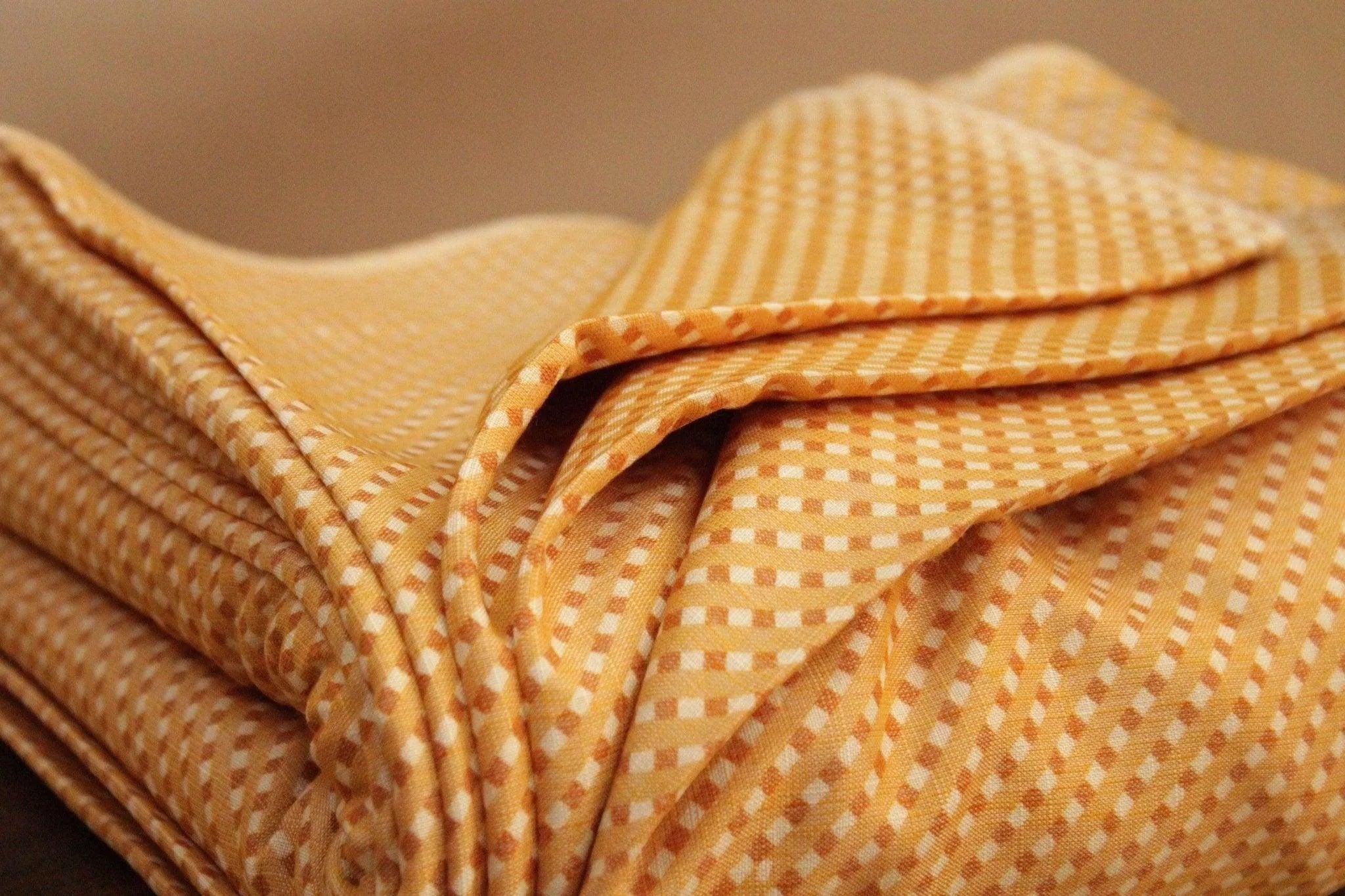 Mothada Print Capsule Rayon Fabric - Banana Yellow - M'Foks