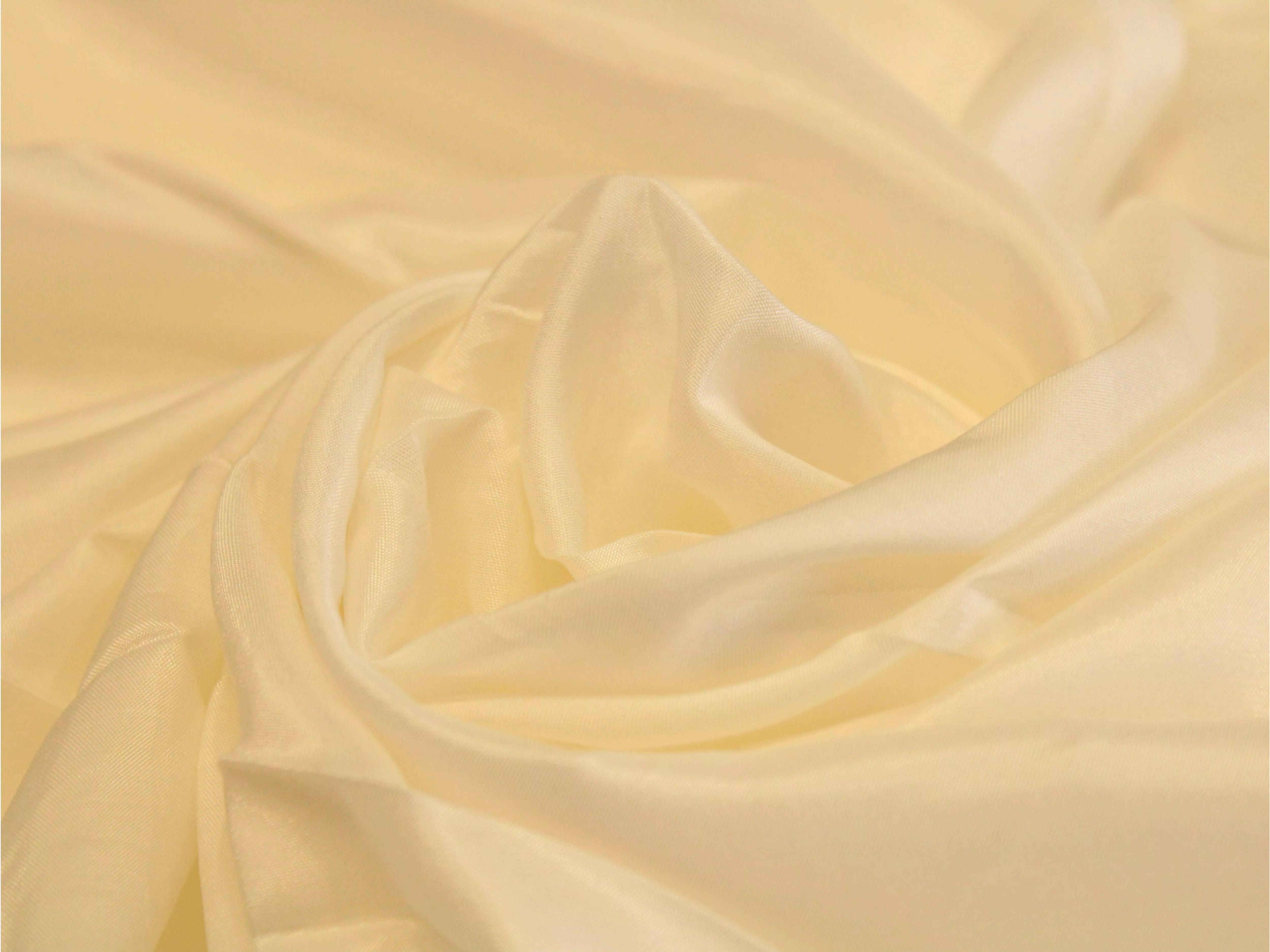 Plain White Dyeable Royal Muslin Fabric - M'Foks
