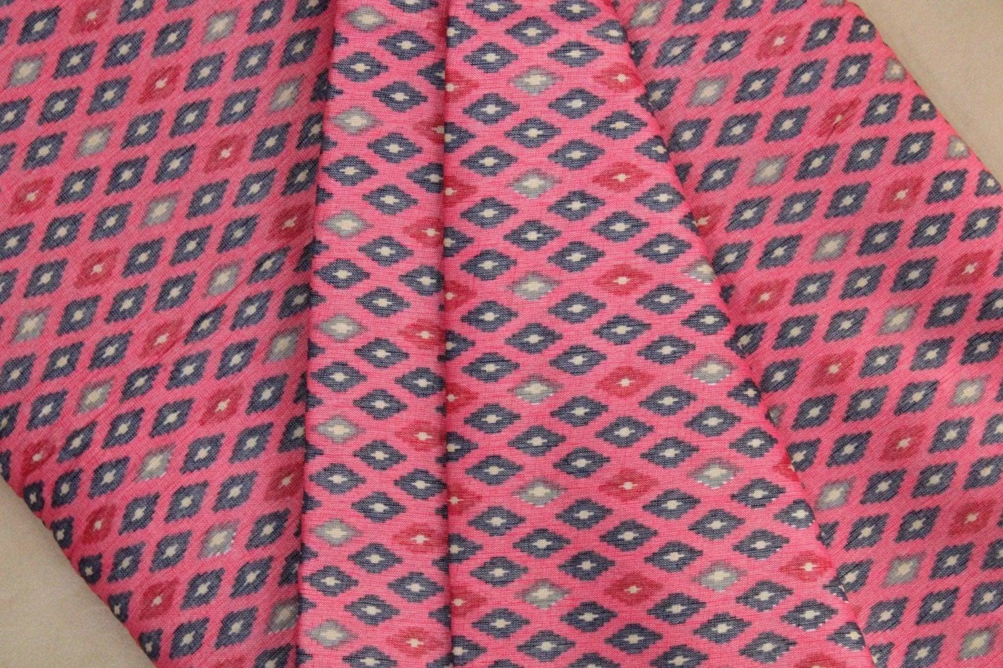 Self Buti Pattern Capsule Rayon Fabric - Pink - M'Foks